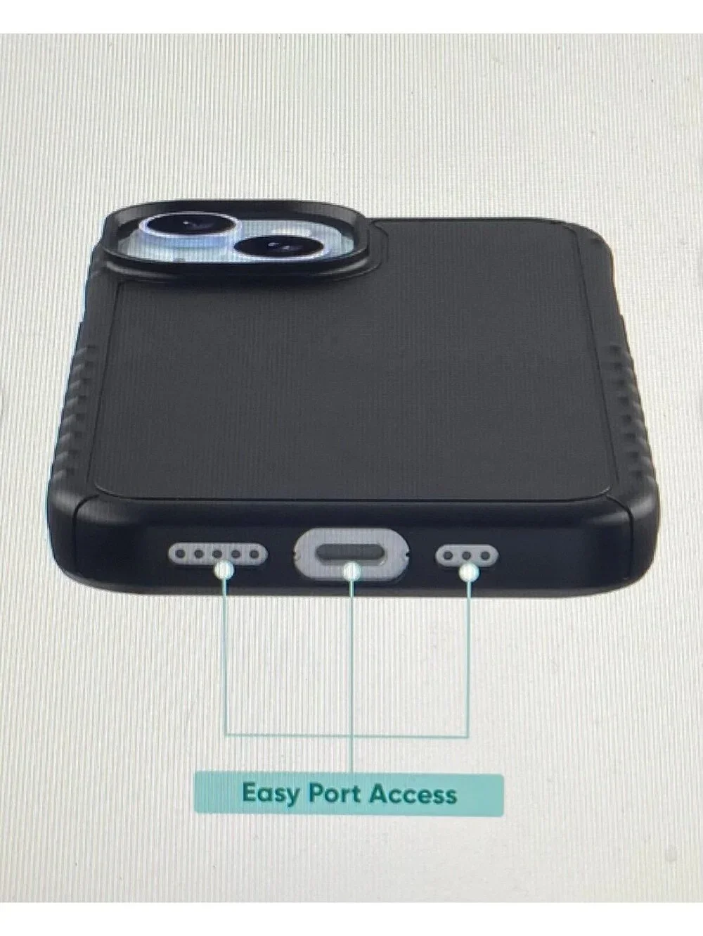 Onn Case for iPhone 16e/15/14/13 Black
